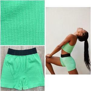 NWOT! Free People Movement Prajna Shorts in Fresh Cut. Size XS/S
